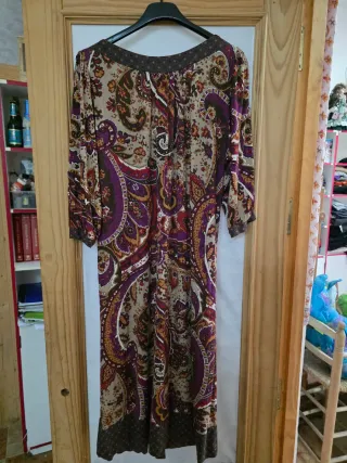 Vestido Talla 44 Mangas 3/4 Estampado