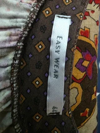 Vestido Talla 44 Mangas 3/4 Estampado