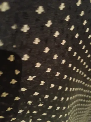 Pantalón estampado negro y blanco