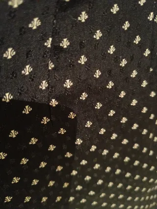 Pantalón estampado negro y blanco