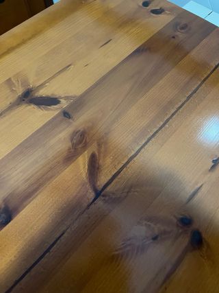 Urge vender - Mesa y rinconera de madera