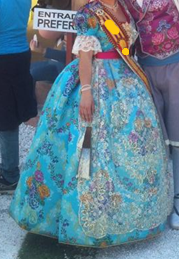 Traje Fallera + Manga larga T.40