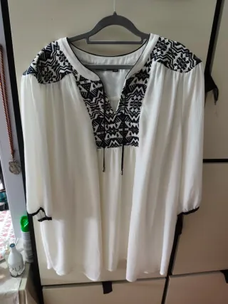 Blusa Kiabi Talla Xxl Estampado Étnico