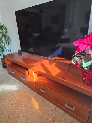 Conjunto 2 Muebles TV Moblit Madera Maciza