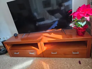 Conjunto 2 Muebles TV Moblit Madera Maciza