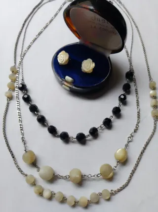 Collezione di collane antiche in argento