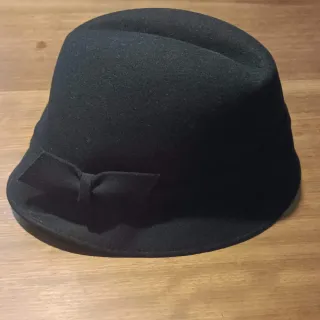 Sombrero Lana Bimba y Lola Negro Mujer