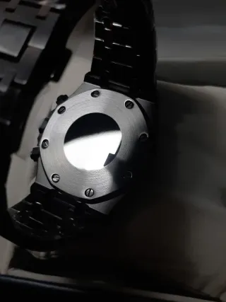 Orologio mod Cronografo in Acciaio Nero S-mod