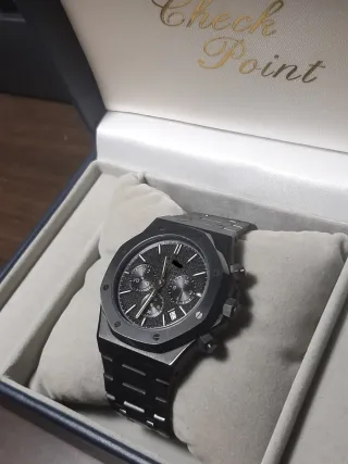 Orologio mod Cronografo in Acciaio Nero S-mod