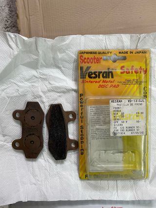 Pastillas de freno Pitbike delanteras