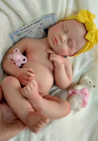Bebé Reborn Silicona 47cm tamaño real