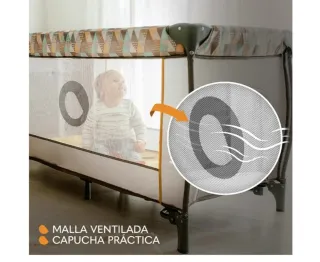 lionelo Sven Plus Cuna de Viaje para bebés 0-36M