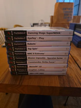 Lote 9 juegos PlayStation 2