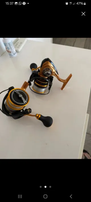 Carretes Daiwa 3000 llevan hilo trenzado