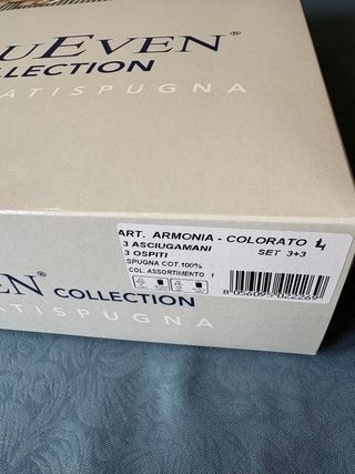 Set Asciugamani Cotone Ricamati