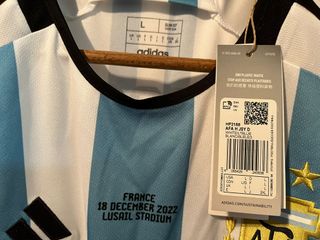 Camiseta Argentina Messi FINAL 2022 Original