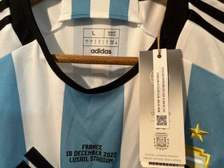 Camiseta Argentina Messi FINAL 2022 Original