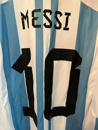 Camiseta Argentina Messi FINAL 2022 Original