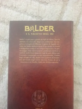 Mitologia nordica rba Balder saga dee e dei asgard