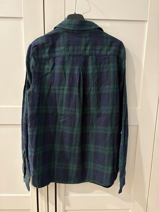 Camicia Tommy Hilfiger a quadri blu e verdi