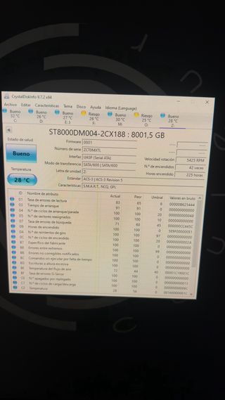 Discos Duros internos 8TB x6 Seagate Barracuda