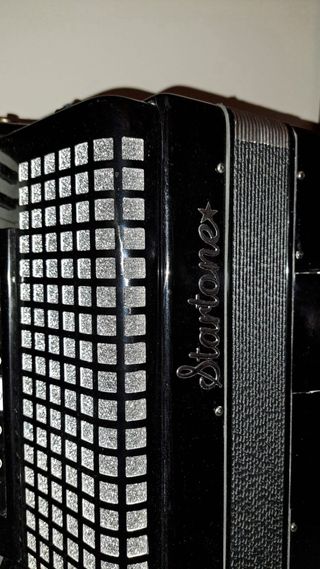 Acordeón 64 bajos con funda