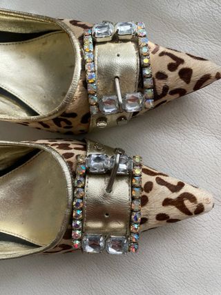 Zapatos tacón animal print Karen Millen T.39