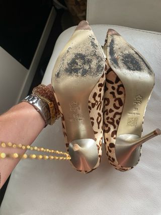 Zapatos tacón animal print Karen Millen T.39