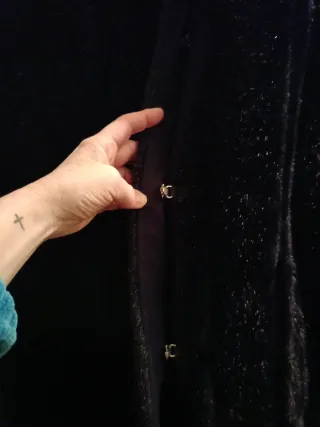 Abrigo Benetton pelo negro