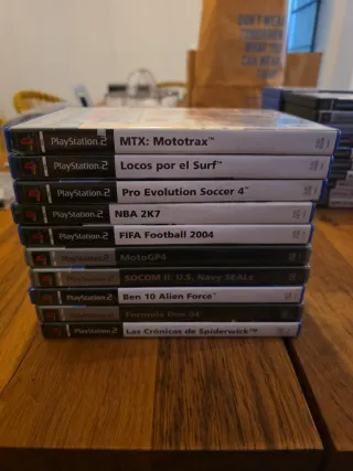 🇪🇸Lote 9 juegos PlayStation 2