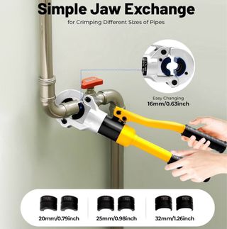 Alicates Prensado Hidráulico 8 Toneladas