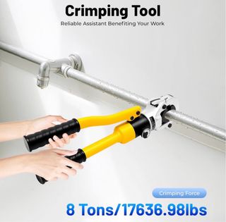 Alicates Prensado Hidráulico 8 Toneladas