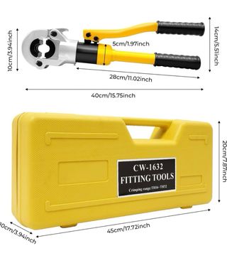 Alicates Prensado Hidráulico 8 Toneladas
