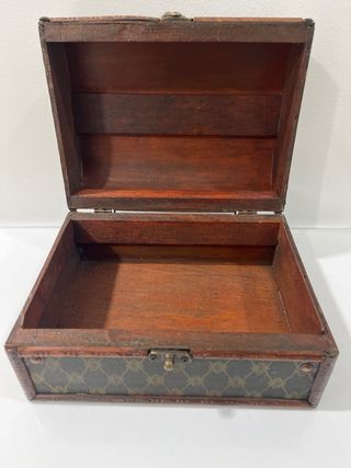 Cofre joyero vintage tapa curva