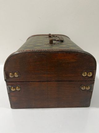 Cofre joyero vintage tapa curva