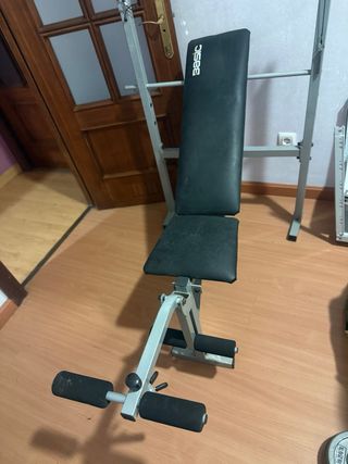 Banco de pesas multifuncional