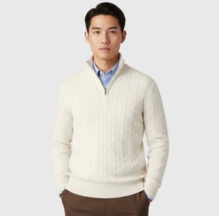 Jersey Valentino Voss trenzado cremallera S