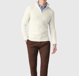 Jersey Valentino Voss trenzado cremallera S