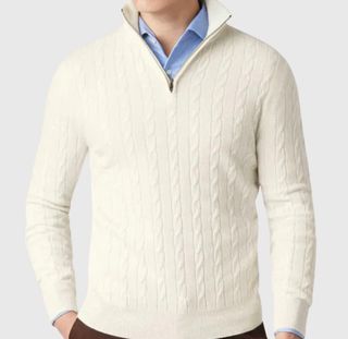 Jersey Valentino Voss trenzado cremallera S