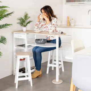 Mesa barra y 2 taburetes