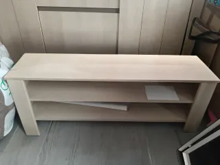 Mesa centro madera beige