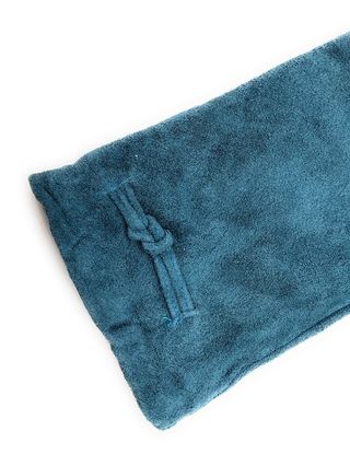 Guantes de Piel Mujer Azul Teal - Talla 8