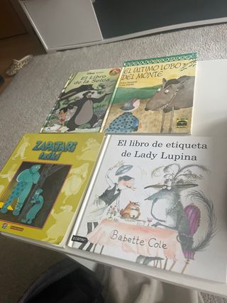 Lote 4 Libros Infantiles Cuentos
