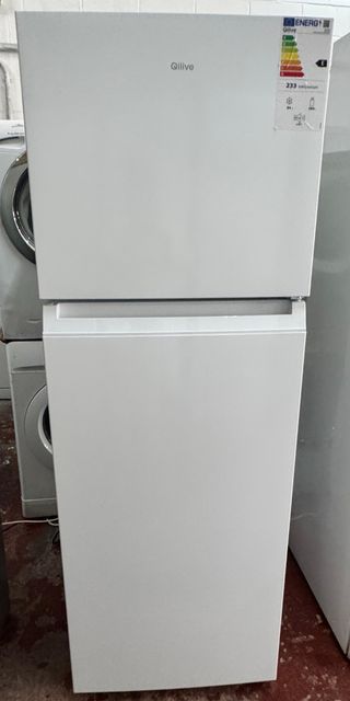 NEVERA DOS PUERTAS QILIVE NUEVA CON TARA