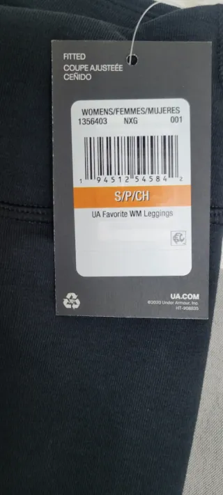 Mallas  Leggins Under Armour Negras Logo Grande