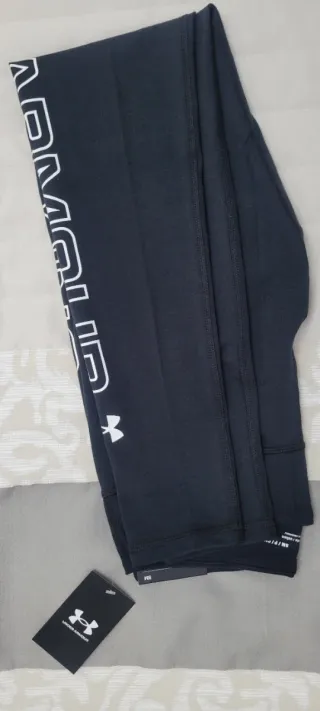 Mallas  Leggins Under Armour Negras Logo Grande