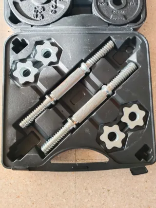 Kit Pesas 20 kg (sin estrenar)