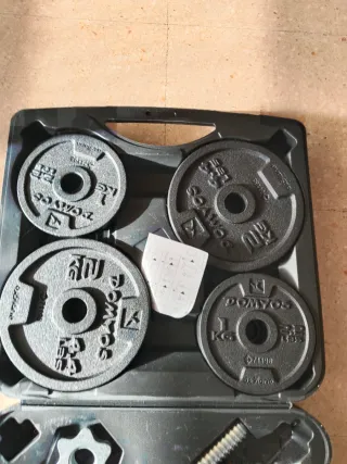 Kit Pesas 20 kg (sin estrenar)