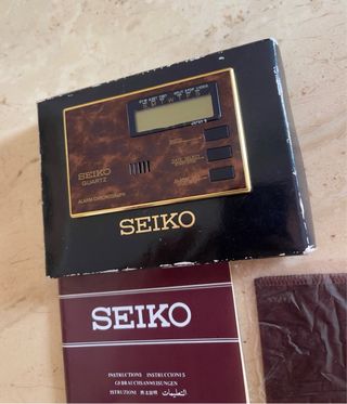 Reloj despertador Seiko 70s vintage oldmoney raro