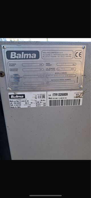 Compresor de tornillo Balma